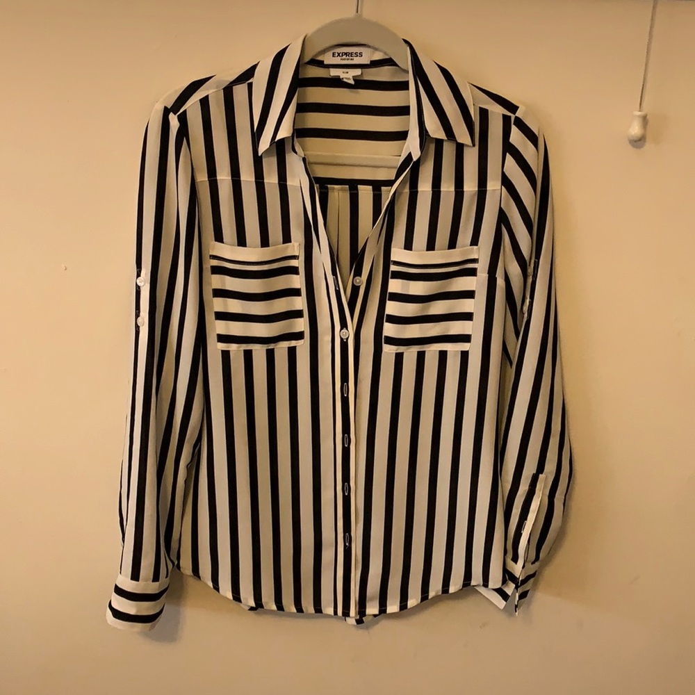 Express Portofino Button Down, Slim Fit